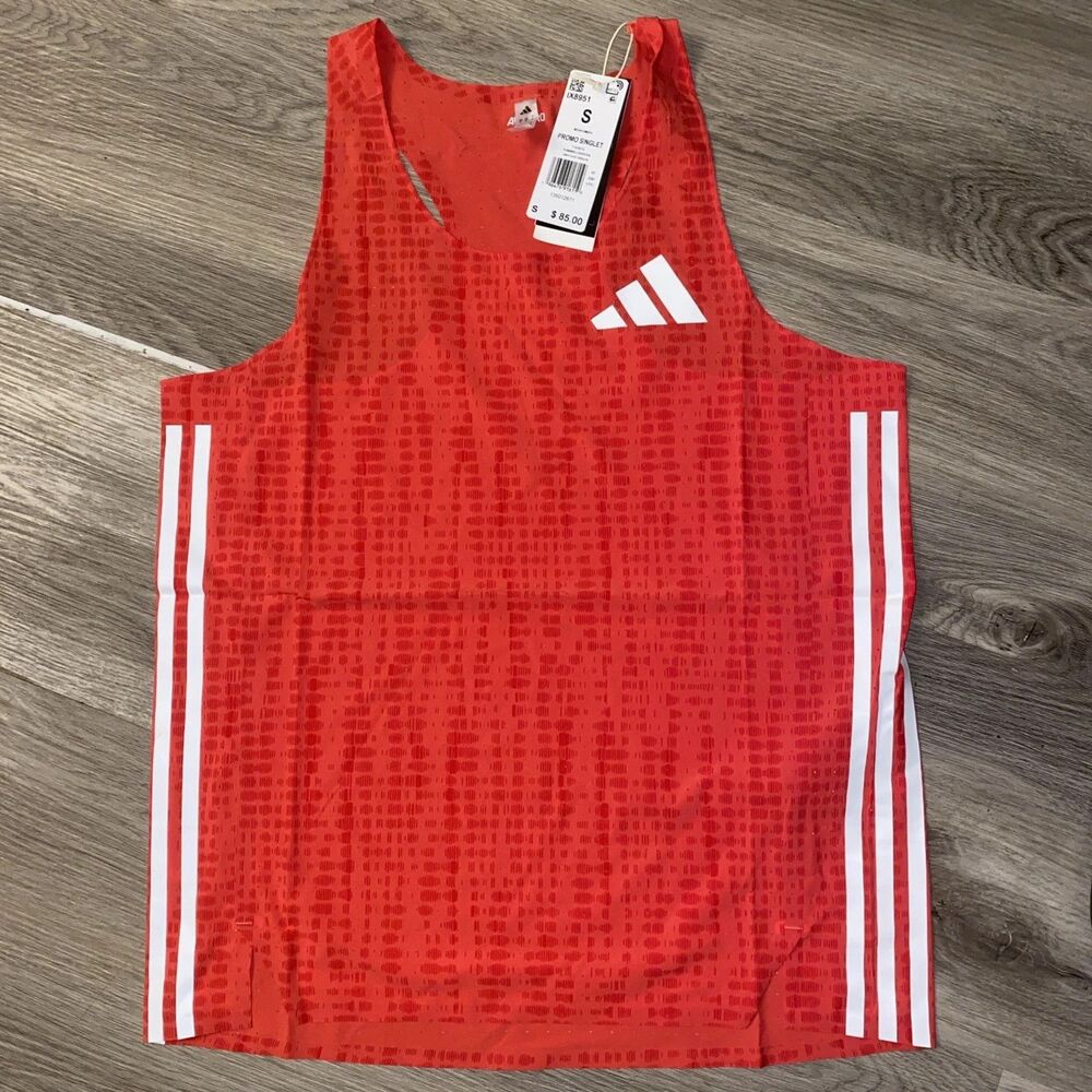 Adidas 2026 Pro Elite Distance Team Adizero Singlet jersey Men's Small IX8951